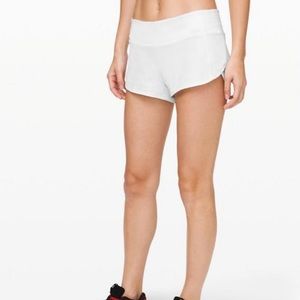 Lulu Lemon shorts with UBC logo